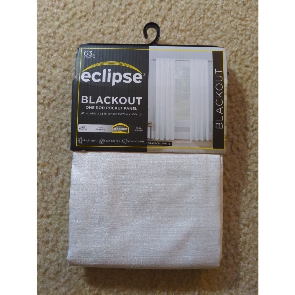 Eclipse Blackout Window Curtain Panel 63"x42